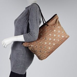 Fendi nylon grommet tote with pouch. Used in great condition!